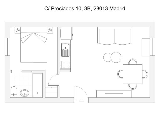 Apartamento en Madrid - M (PRE3B) Moderno diseño Madrid centro Sol 8